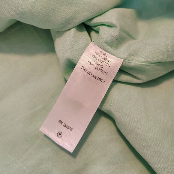 Vineyard Vines Bird Print Linen Blend Cordia Embroidered Shift Dress Preppy 0 - Picture 11 of 12
